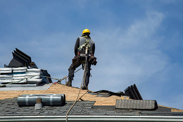 Professional Gutter Installation technician working in Terrace Park, OH